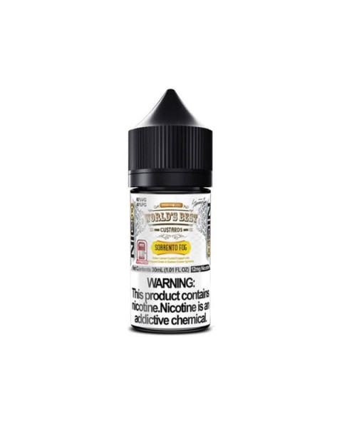 Sorrento Fog by World's Best Custards Nicotine Salt E-Liquid