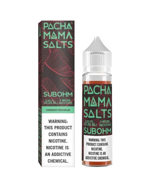 Strawberry Watermelon by Pachamama SubOhm Salts E-Liquid