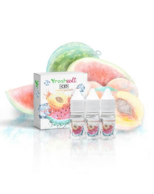 FreshFam Iced Waterpeach Nicotine Salt by Public B...