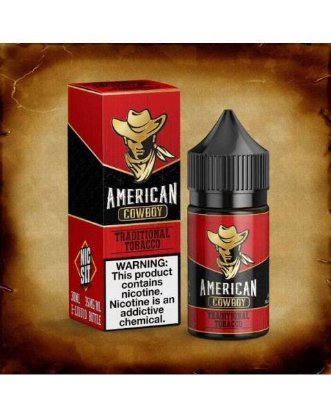 Red by American Cowboy Nicotine Salt eJuice