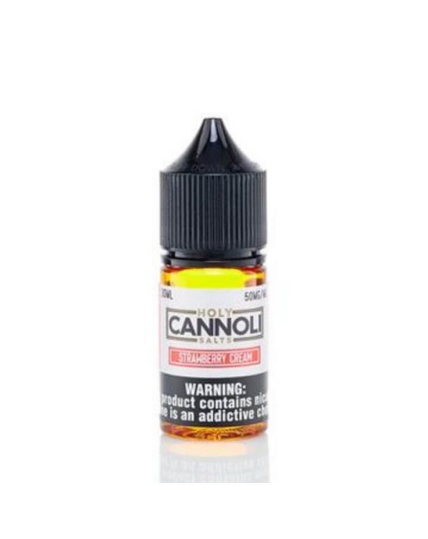 Strawberry Cream Nicotine Salt by Holy Cannoli E-Liquid