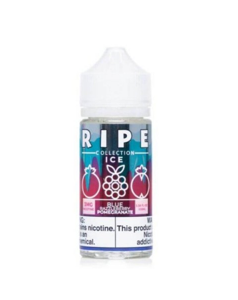 Blue Razzleberry Pomegranate On Ice by The Ripe Collection by Vape 100 E-Liquid