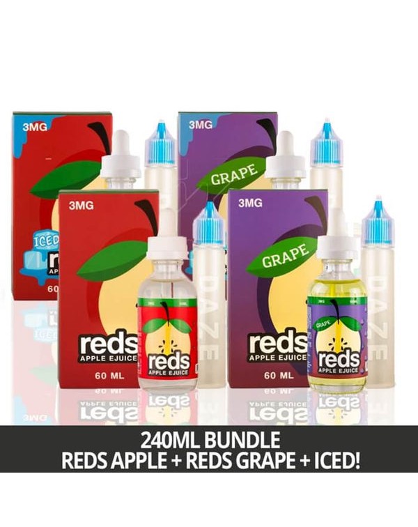 240ml Bundle by Reds Apple eJuice