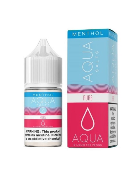 Pure Menthol Tobacco Free Nicotine Salt Juice by Aqua