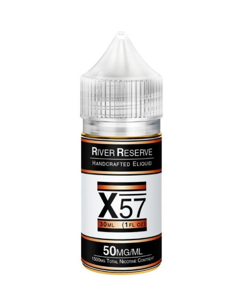 X-57 Tobacco Free Nicotine Salt Juice by River Reserve