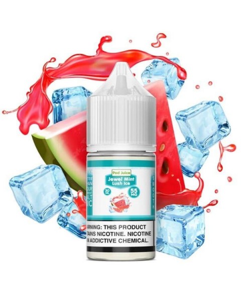 Jewel Mint Lush Ice by Pod Juice Nicotine Salt E-Liquid