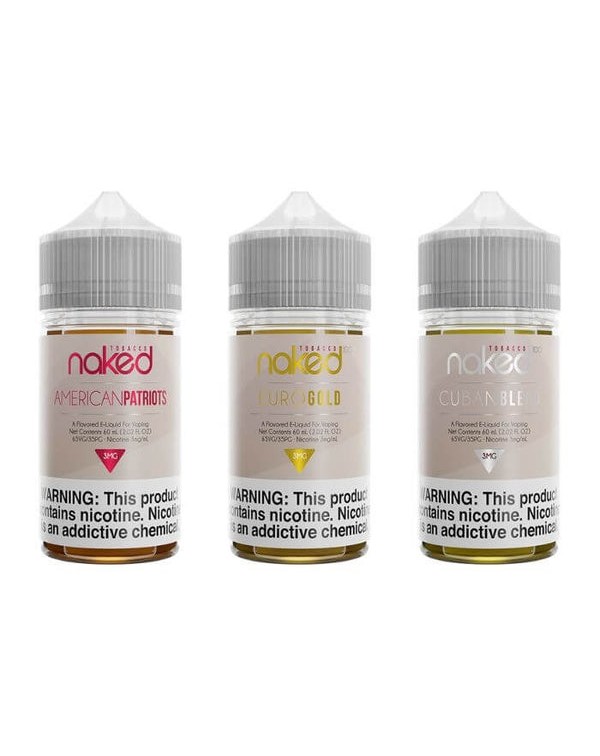 180ml Tobacco Bundle by Naked 100 Tobacco E-Liquid