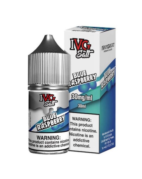 Blue Raspberry Nicotine Salt by IVG Premium E-Liquids