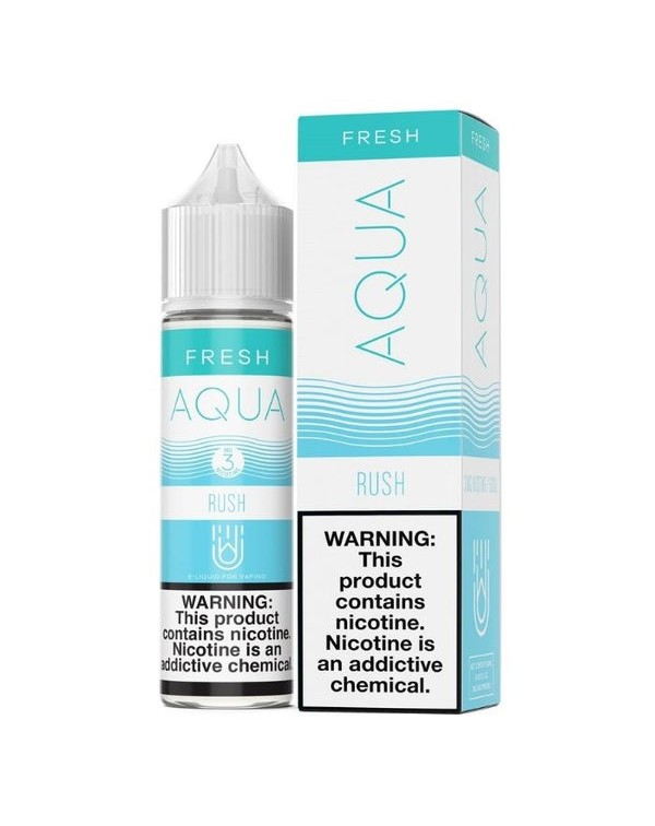 Rush Tobacco Free Nicotine Vape Juice by Aqua