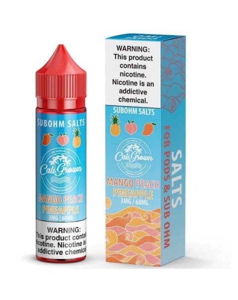 Mango Peach Pineapple Vape Juice by California Grown