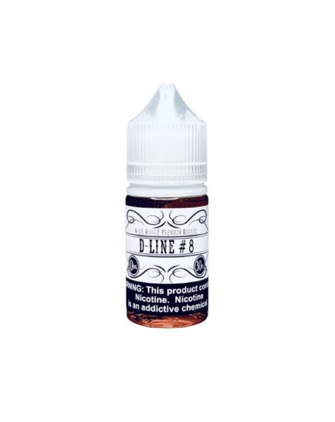 D-Line #8 Tobacco Free Nicotine Salt Juice by Vape Daugz