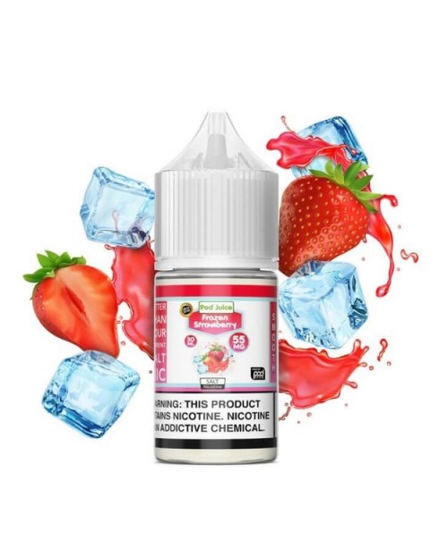 Frozen Strawberry by Pod Juice Nicotine Salt E-Liquid