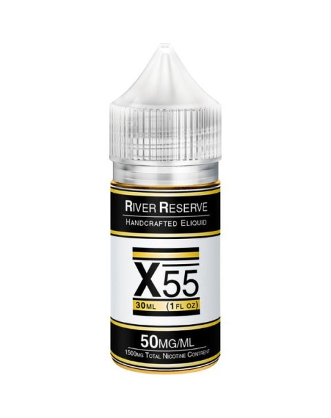X-55 Tobacco Free Nicotine Salt Juice by River Reserve