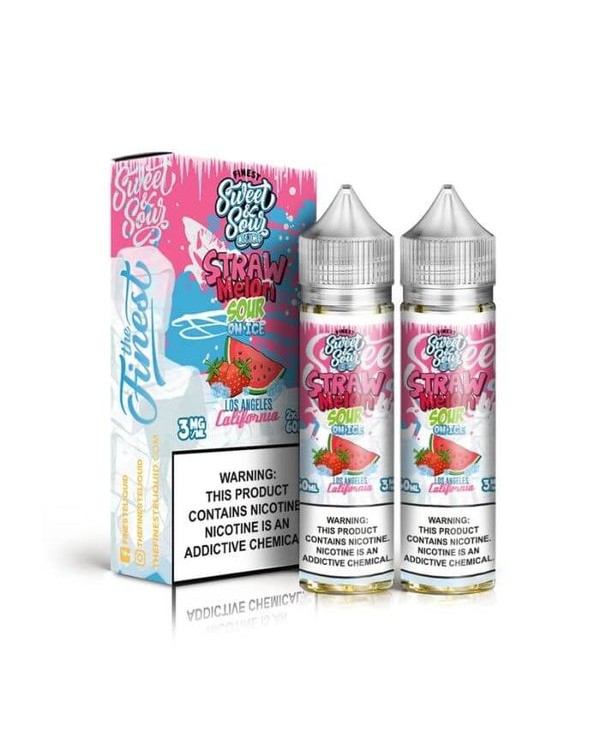 Strawmelon Sour on Ice by The Finest E-Liquid