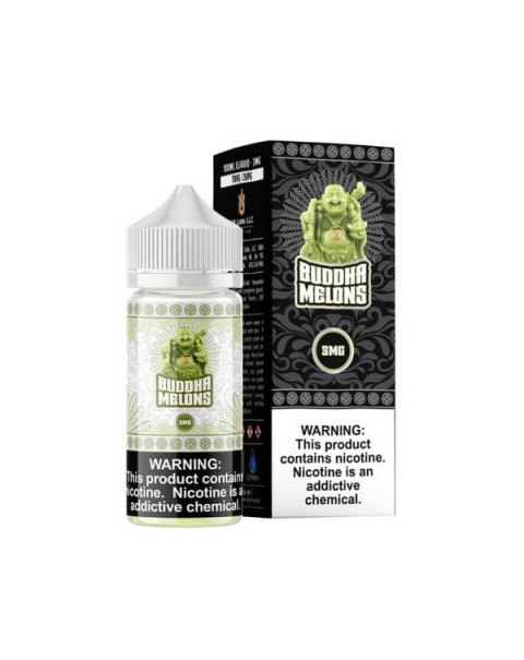 Buddha Melons Tobacco Free Nicotine Vape Juice by VR (VapeRite) Labs Premium