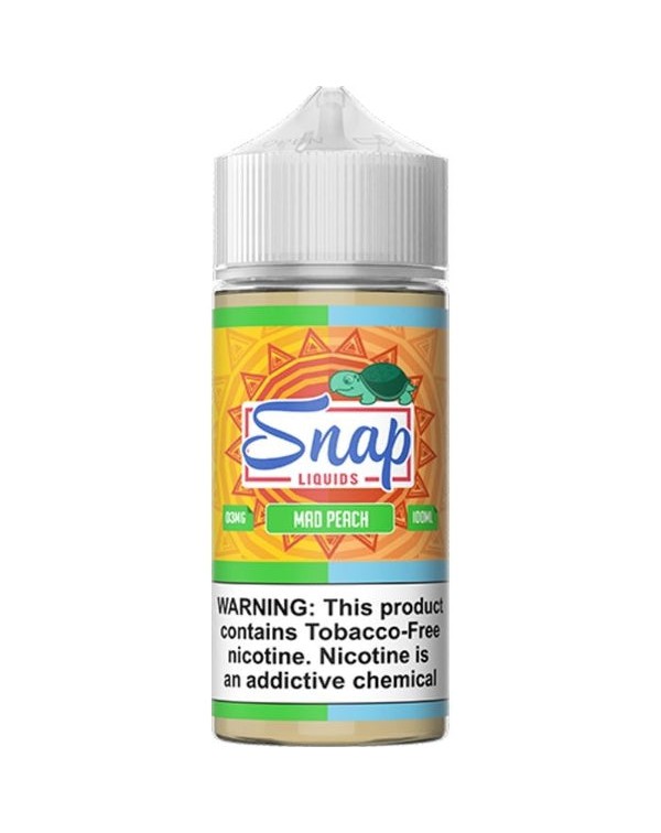 Mad Peach Tobacco Free Nicotine Vape Juice by Snap...