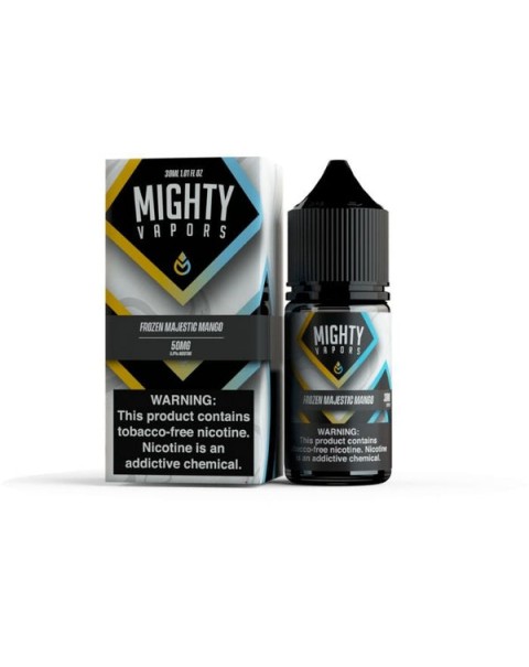 Frozen Majestic Mango Synthetic Nicotine Salt Juice by Mighty Vapors
