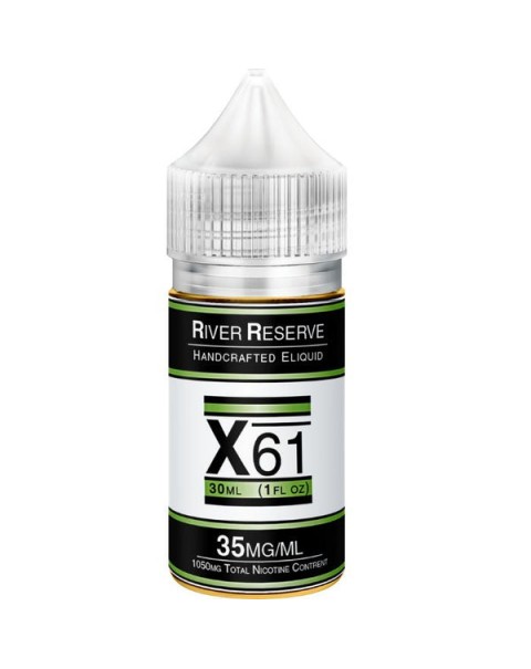 X-61 Tobacco Free Nicotine Salt Juice by River Reserve