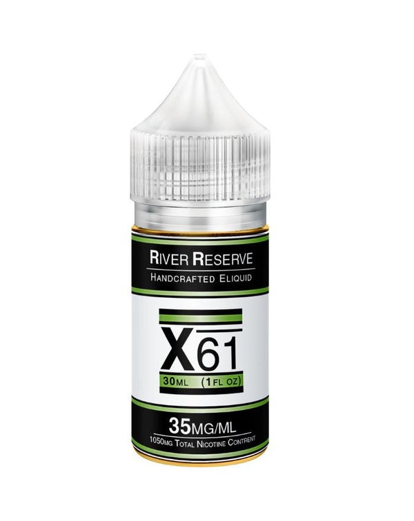 X-61 Tobacco Free Nicotine Salt Juice by River Res...
