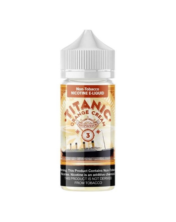 Titanic Orange Cream Tobacco Free Nicotine Vape Ju...