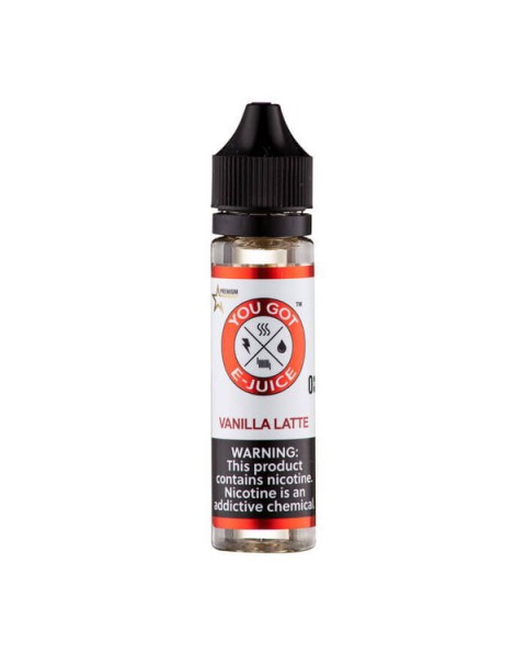 Vanilla Latte Synthetic Nicotine Vape Juice by You Got E-Juice