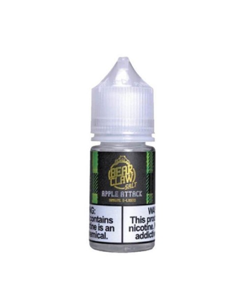 Apple Attack Nicotine Salt Juice by Bear Claw