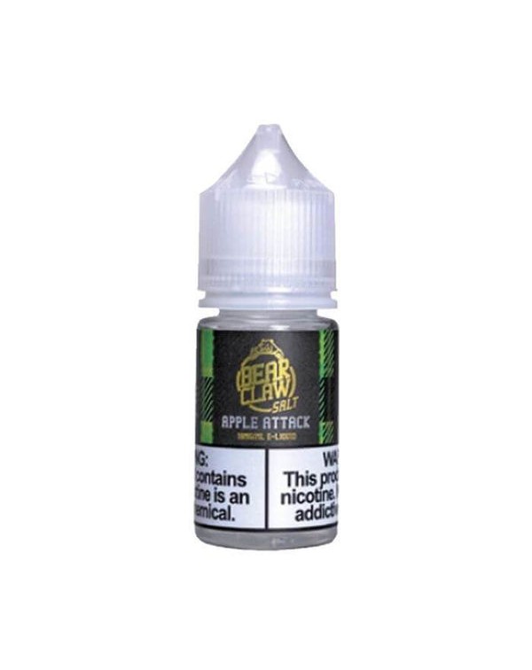 Apple Attack Nicotine Salt Juice by Bear Claw