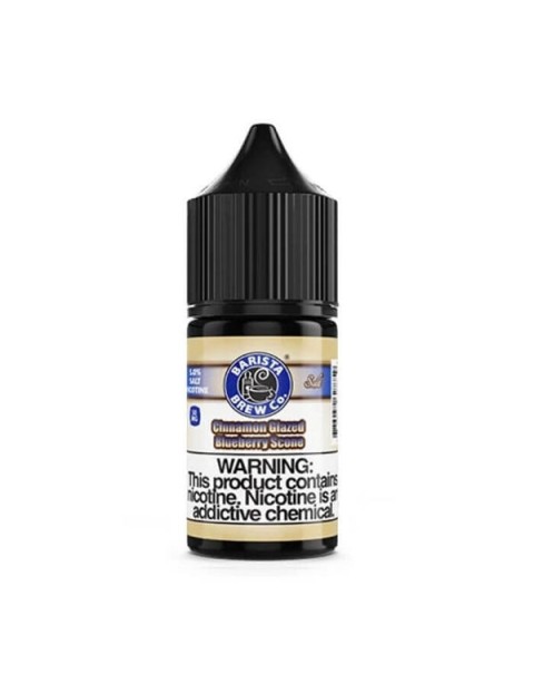 Cinnamon Glazed Blueberry Scone by Barista Brew Co. Nicotine Salt eJuice