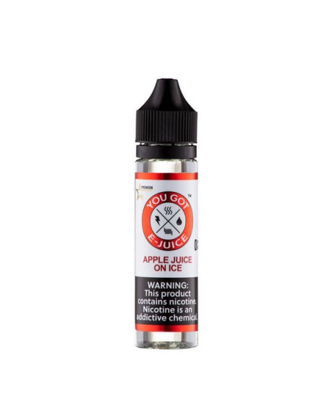 Apple Juice On Ice Synthetic Nicotine Vape Juice by You Got E-Juice