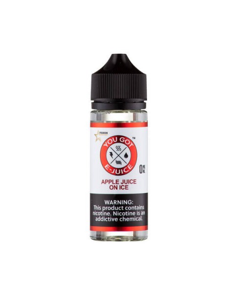 Apple Juice On Ice Synthetic Nicotine Vape Juice by You Got E-Juice