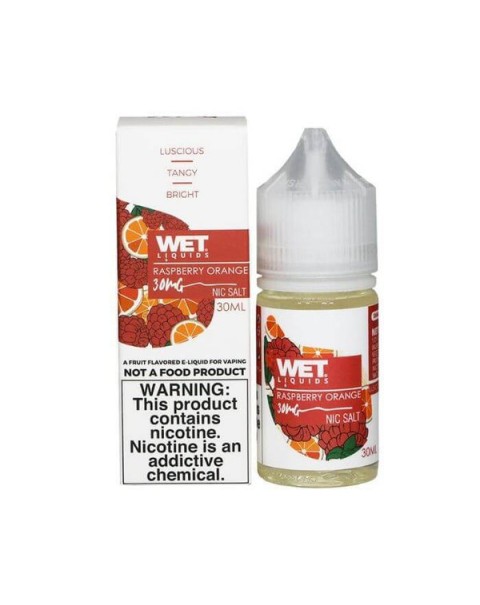 Raspberry Orange Nicotine Salt by Wet Liquids E-Juice