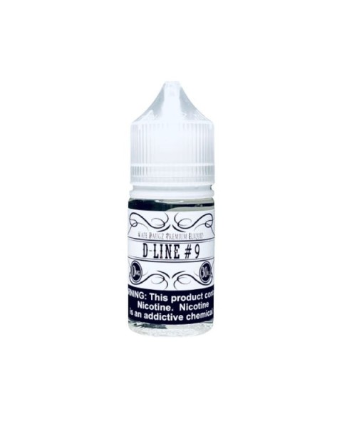 D-Line #9 Tobacco Free Nicotine Salt Juice by Vape Daugz
