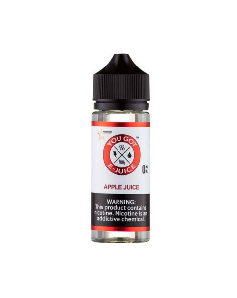 Apple Juice Synthetic Nicotine Vape Juice by You Got E-Juice