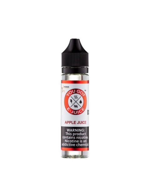 Apple Juice Synthetic Nicotine Vape Juice by You Got E-Juice