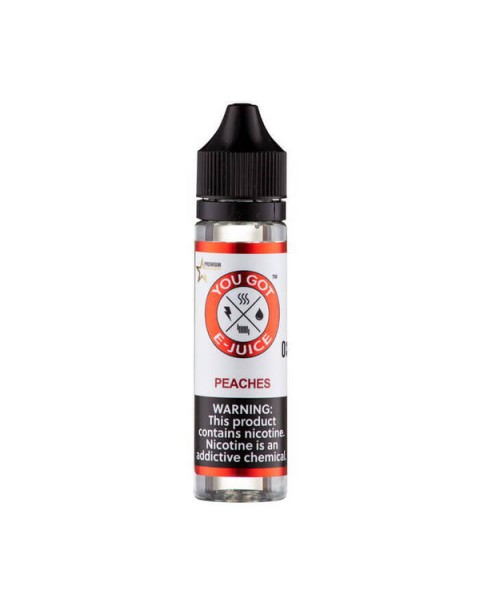 Peaches Synthetic Nicotine Vape Juice by You Got E-Juice