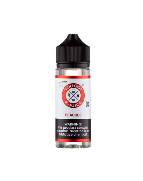 Peaches Synthetic Nicotine Vape Juice by You Got E-Juice