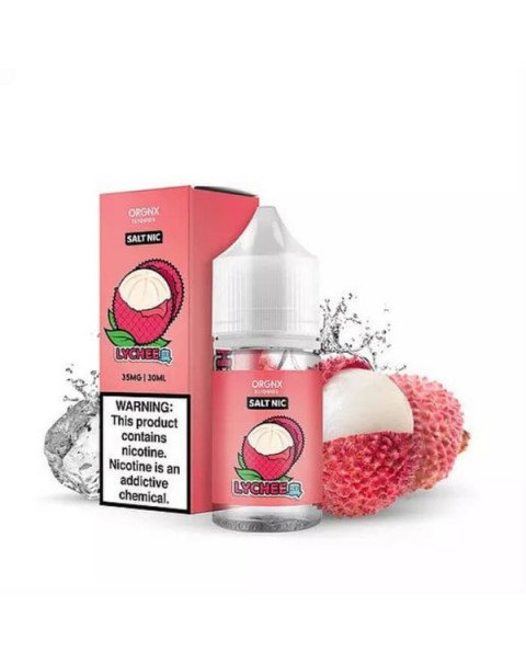 Lychee Ice by Orgnx Nicotine Salt E-Liquid