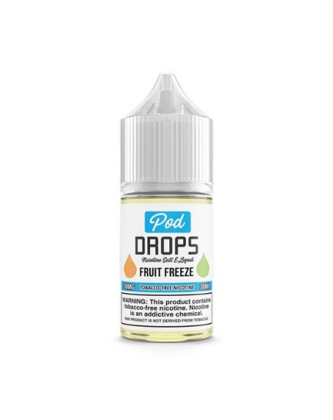 Fruit Freeze Tobacco Free Nicotine Salt Juice by Pod Drops