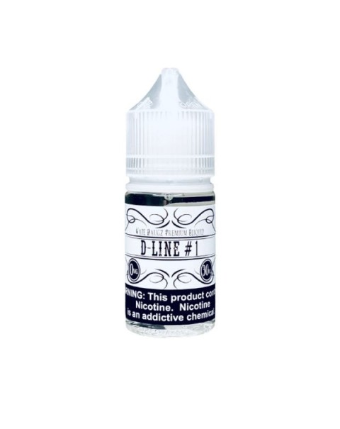 D-Line #1 Tobacco Free Nicotine Salt Juice by Vape Daugz