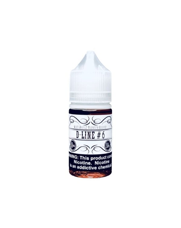 D-Line #6 Tobacco Free Nicotine Salt Juice by Vape...