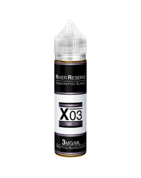 X-03 Tobacco Free Nicotine E-liquid by River Reserve