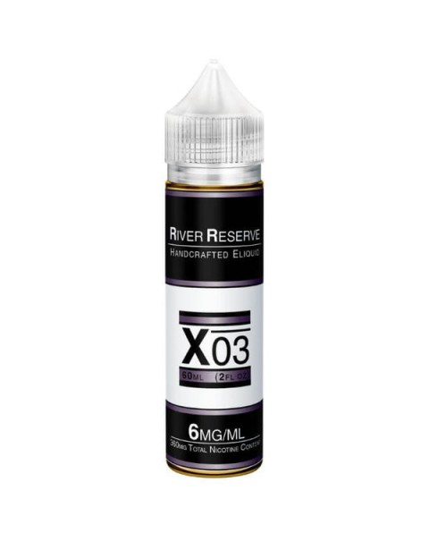 X-03 Tobacco Free Nicotine E-liquid by River Reserve