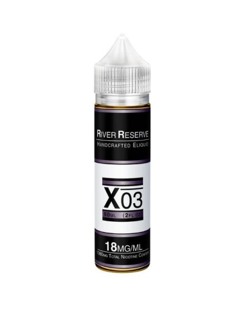 X-03 Tobacco Free Nicotine E-liquid by River Reserve