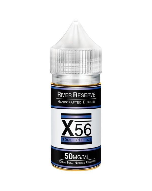 X-56 Tobacco Free Nicotine Salt Juice by River Res...
