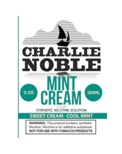 Mint Cream Tobacco Free Nicotine Vape Juice by Charlie Noble E-Liquid