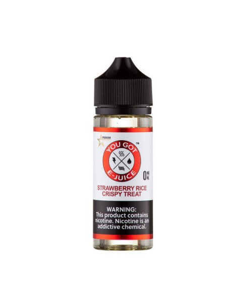Strawberry Rice Crispy Treat Synthetic Nicotine Vape Juice by You Got E-Juice