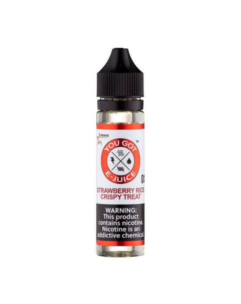 Strawberry Rice Crispy Treat Synthetic Nicotine Vape Juice by You Got E-Juice