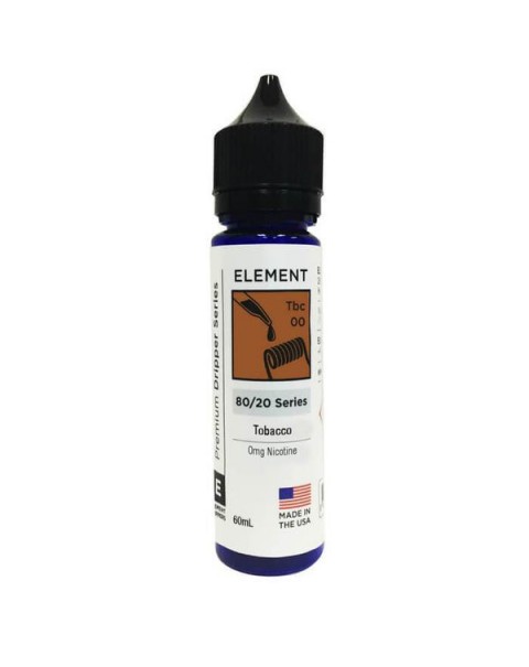 Tobacco by Element Dripper E-Liquids