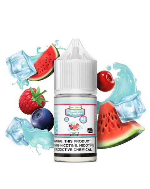 Berry Watermelon by Pod Juice Nicotine Salt E-Liquid
