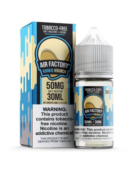 Kookie Krunch Tobacco Free Nicotine Salt by Air Factory